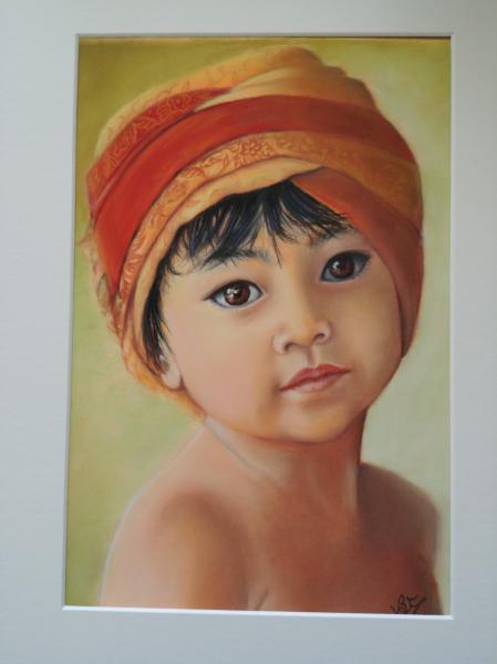 mon petit Prince  Pastel  30 X 40  -  VENDU